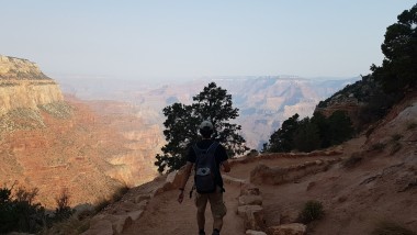 Grand Canyon: south kaibab trail jusqu'à cedar ridge